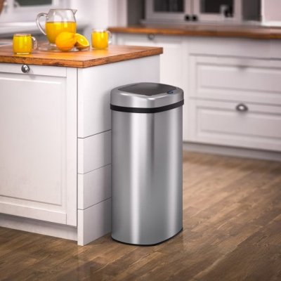 Monzana® Senzorový odpadkový koš z nerezové oceli 50 L – Zbozi.Blesk.cz