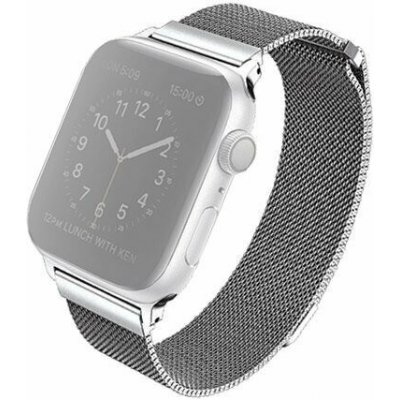 UNIQ řemínek Dante Apple Watch Series 4 Mesh Steel 44mm stříbrný UNIQ-44MM-DANSIL – Zbozi.Blesk.cz