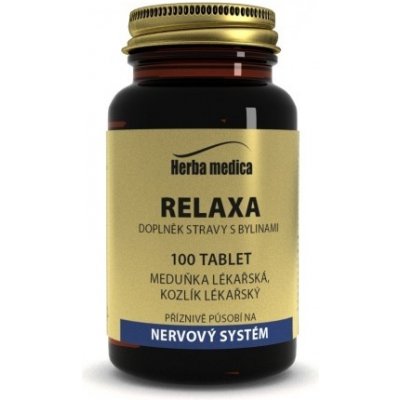 Herba Medica Relaxa 100 tablet 50 g – Zboží Mobilmania