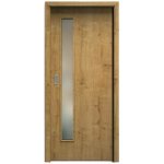 Sapeli Elegant Komfort M60 posuvné dub sukatý 80 x 197 cm Satináto bílé – Hledejceny.cz
