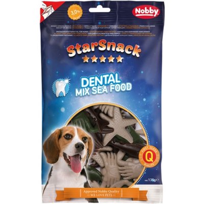 Nobby StarSnack Dental Mix Sea Food dentální pamlsky 135 g – Sleviste.cz