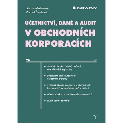 Účetnictví, daně a audit v obchodních korporacích – Hledejceny.cz