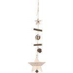 hvězda závěs dřevěný 10x9,5 45cm HW-54707A 8885595 – Hledejceny.cz