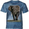 Pánské Tričko The Mountain APPROACHING STORM slon pánské batikované triko modrá