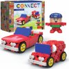 Trefl Connect bricks set stavební auto kabriolet + figurka Boba