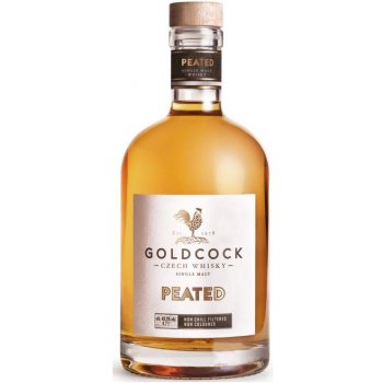 Gold Cock Peated Single Malt 49,2% 0,7 l (holá láhev)