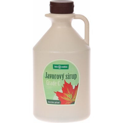 BioNebio Bio Javorový sirup 100% Grade C 1000 ml – Zbozi.Blesk.cz