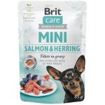 Brit Care Mini Salmon & Herring fillets in gravy 85 g – Zboží Mobilmania