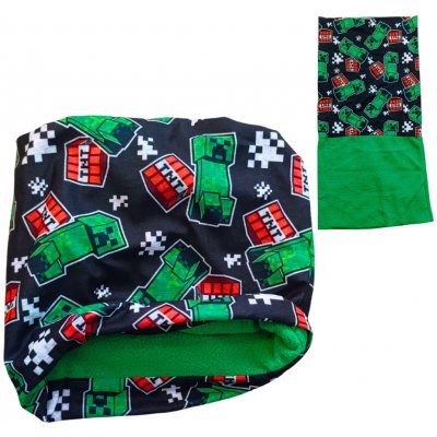 Fashion UK chlapecký nákrčník MINECRAFT komín zelená – Hledejceny.cz