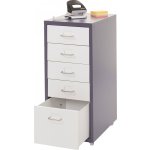 Design Shop T851 69 x 28 x 41 cm 5 zásuvek tmavě šedá bílá – Zboží Dáma Design Shop T851 69 x 28 x 41 cm 5 zásuvek tmavě šedá bílá – Zboží Dáma