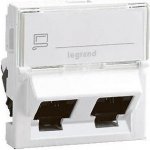 Legrand 076504 MOSN 2XRJ45 UTP C6 2M 45° – Hledejceny.cz