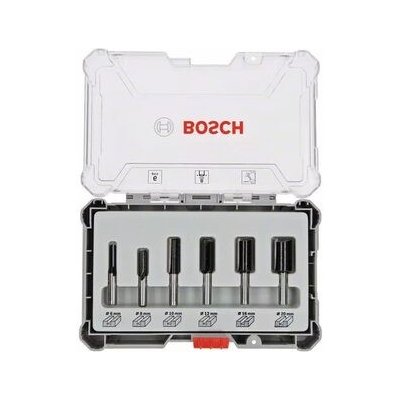 BOSCH 2607017466 / Sada drážkových fréz s 8mm vřetenem / 6 ks (2607017466) – Zbozi.Blesk.cz