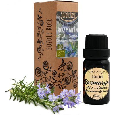 SoZoLe Rose BIO éterický olej Rozmarýn 1,8 Cineole z Chalkidiki 10 ml – Hledejceny.cz