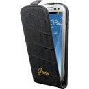 Pouzdro Guess Crocodile Flap kožené Samsung i9300 Galaxy S III matte černé