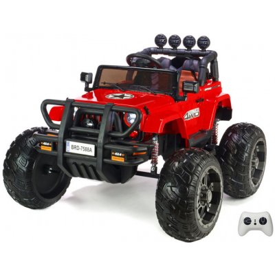 Daimex elektrické autíčko Wrangler Monster Truck 2x 24V/200W 2.4G dálkové ovládání červená – Zboží Mobilmania