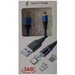 Premiumcord ku2m1fgb Magnetický micro USB a USB-C – Zbozi.Blesk.cz