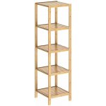 DBA Policový regál bambus 140x33x33cm – Zboží Mobilmania