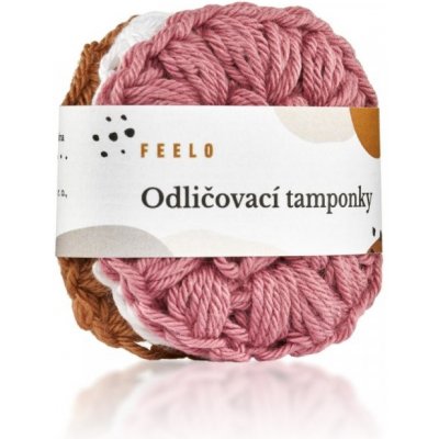 Feelo Pratelné odličovací tamponky z bio bavlny 3 ks – Zboží Dáma