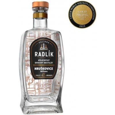 Radlík Hruškovice Williams 45% 0,5 l (holá láhev) – Zboží Mobilmania