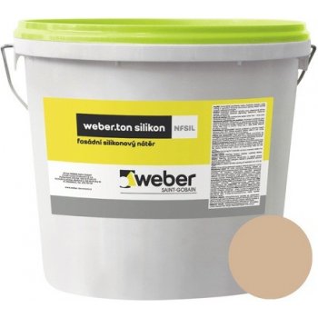 WEBER TON silikon 25 kg HN1C hnědá