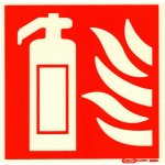 Maják Tabulka - SYMBOL HASICÍ PŘÍSTROJ 148x148mm samolepicí – Zboží Dáma