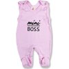 Kojenecké dupačky BABY´S WEAR Dupačky pro miminka Mini Boss růžové