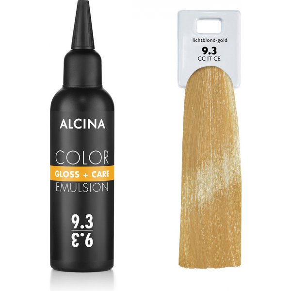 Barva na vlasy Alcina Tónovací emulze 9.3 Jasná blond zlatá 100 ml