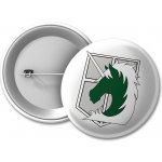 Attack on Titan placka Military Police Brigade 50 mm – Zboží Dáma