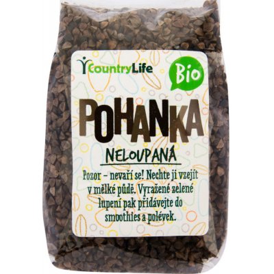 Country Life Pohanka neloupaná BIO 400g – Zboží Dáma