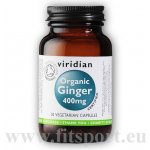 Viridian Organic Ginger 400 mg 90 kapslí – Hledejceny.cz