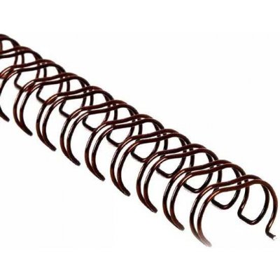 Copierland Drátěné hřbety 2:1 - 19mm - bronzové - 60ks – Zboží Živě