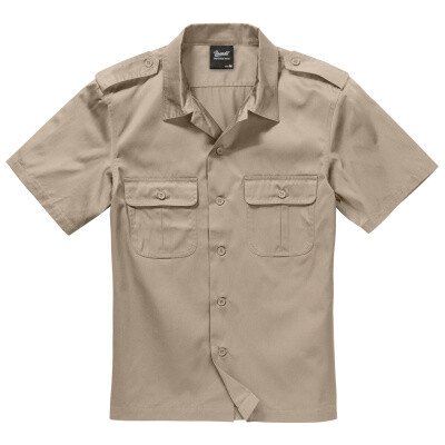Brandit Pánská US košile krátké rukávy khaki – Sleviste.cz