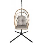 Pro-Tech shop Závěsné skládací křeslo Eris hnědé 62181 FAT0923 – Zboží Dáma