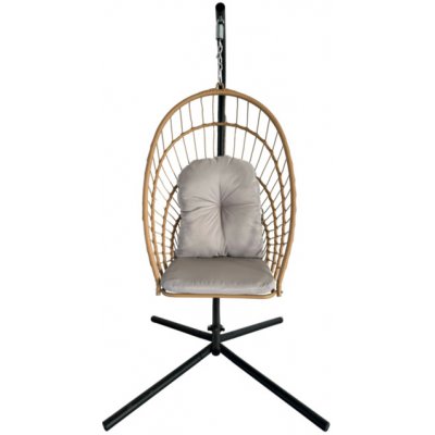 Pro-Tech shop Závěsné skládací křeslo Eris hnědé 62181 FAT0923 – Zboží Dáma