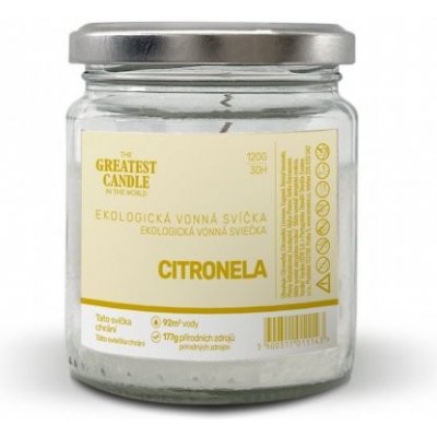 The Greatest Candle Zero-waste citronela 120 g