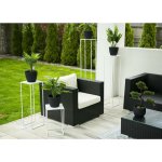 DekorStyle květinový stojan Ilja 40 cm bílý – Hledejceny.cz