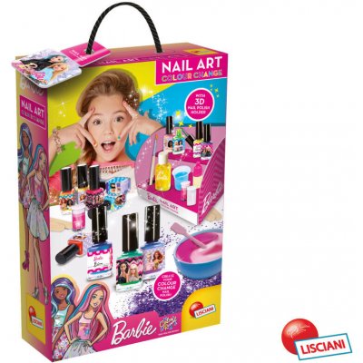 Lisciani Kreativní sada Barbie Vytvořte si barvu měnící lak na nehty