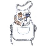 Zástěra Táta nejlepší kuchař – Zboží Dáma Zástěra Táta nejlepší kuchař – Zboží Dáma