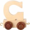 Dřevěný vláček Small Foot Dřevěný vagónek abeceda písmeno G