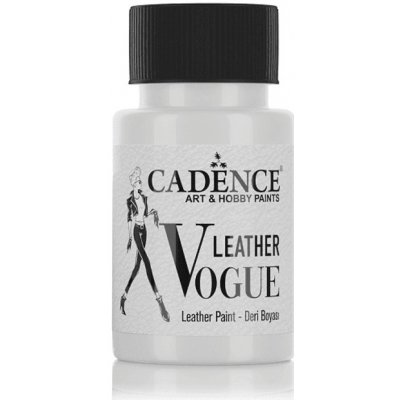 Cadence Barva na kůži Leather Vogue, 50 ml white, bílá – Zboží Dáma