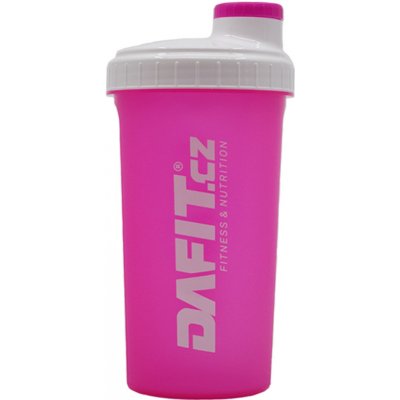 Dafit Šejkr 700 ml růžovo bílá, bílé logo – Zbozi.Blesk.cz