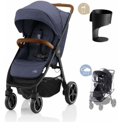 Britax B-Agile R Navy Ink/Brown 2021 – Zboží Mobilmania