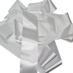 Široká atlasová stuha 100mm - šerpa - bílá – Hledejceny.cz