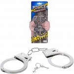 Teddies 00024330Policejní pouta kov na kartě – Zboží Dáma