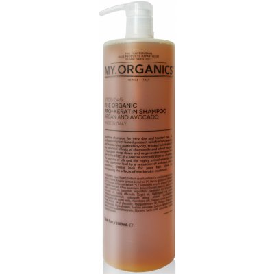 The Organic Pro-Keratin Shampoo Argan And Avocado 1000 ml – Zboží Mobilmania