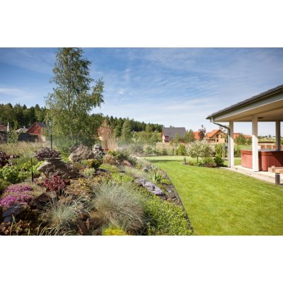 Grate Garden Diamond XL zahradní obrubník 12 m černý 1 ks – Sleviste.cz