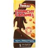 Bezlepkové potraviny Torras Crunchy Caramel Bezlepková Hořká čokoláda s extrudovaným sójovým proteinem slazená erytritolem a stévií - slaný karamel (100 g)