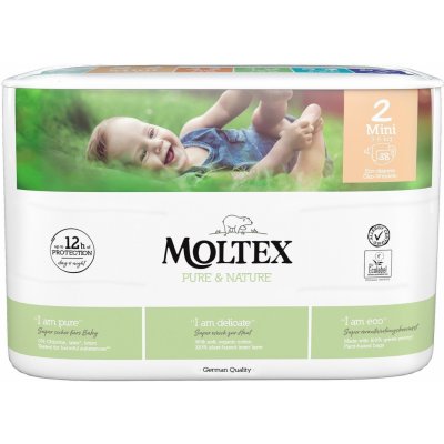 Moltex Plenky Pure & Nature Mini 3-6 kg 38 ks – Zbozi.Blesk.cz