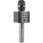 Technaxx PRO bluetooth karaoke mikrofon 2x3W repro LED RGB a funkcí TWS černá BT X35 4686 – Zboží Dáma
