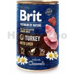 Brit Premium by Nature Dog Turkey With Liver 400 g – Zboží Mobilmania